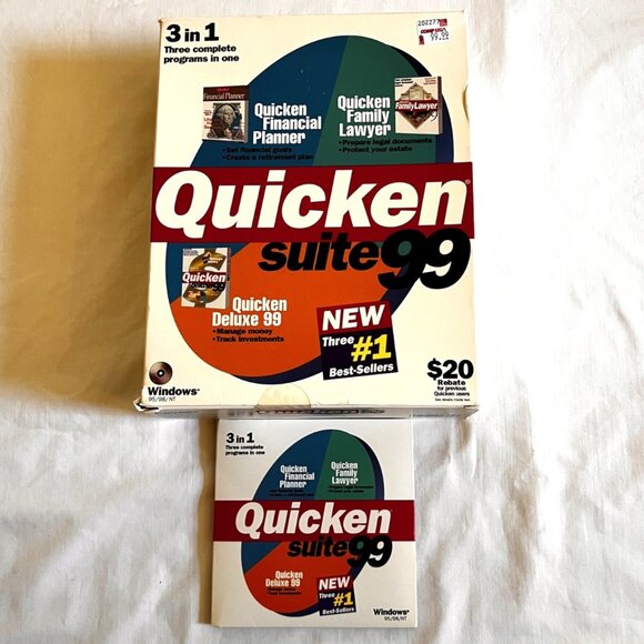 Quicken Suite 99 For Windows 95 / 98 / NT w/Family Lawyer & Financial Planner - Picture 2 of 7